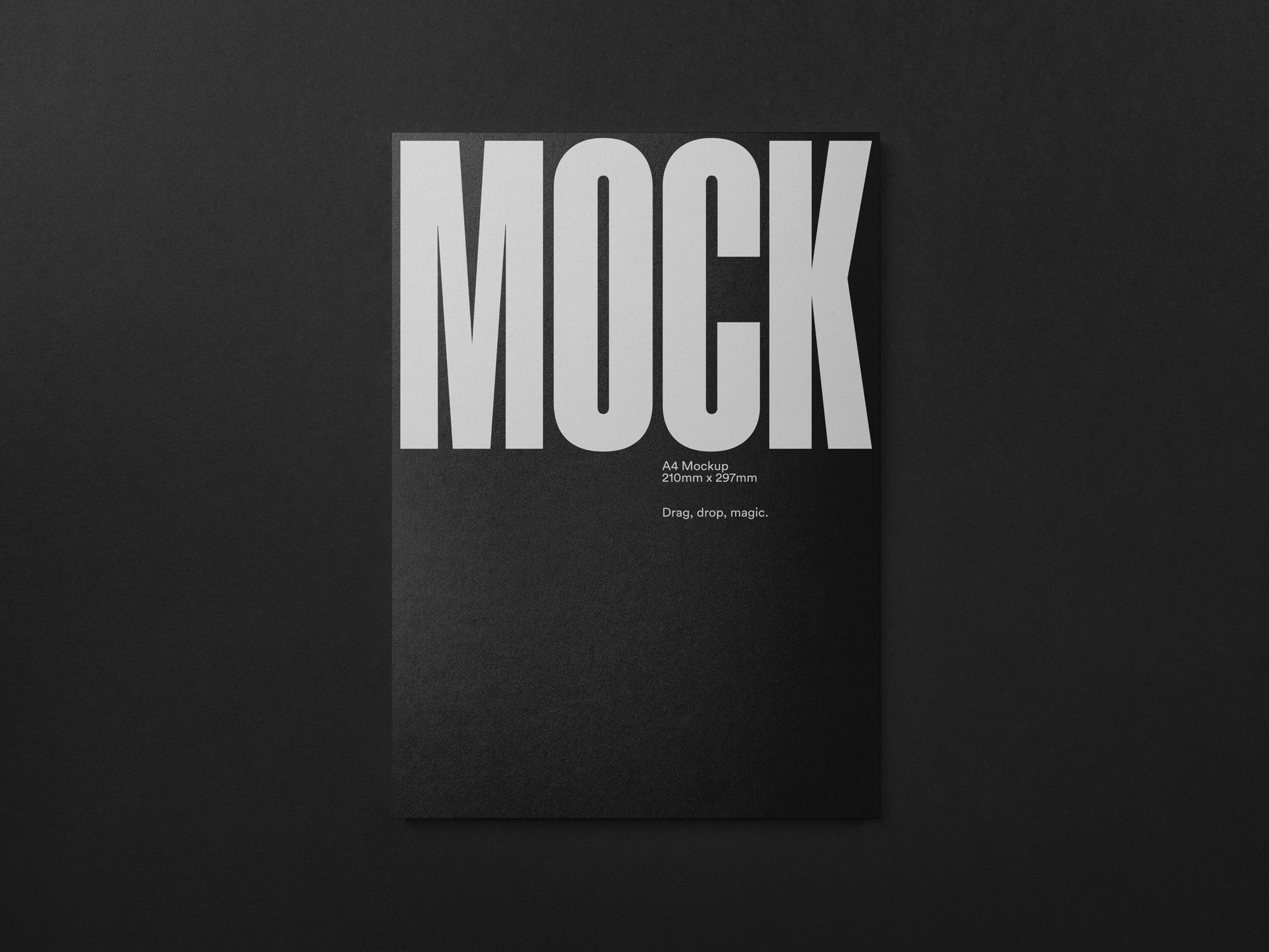 Poster Mockup / Letterhead Mockup