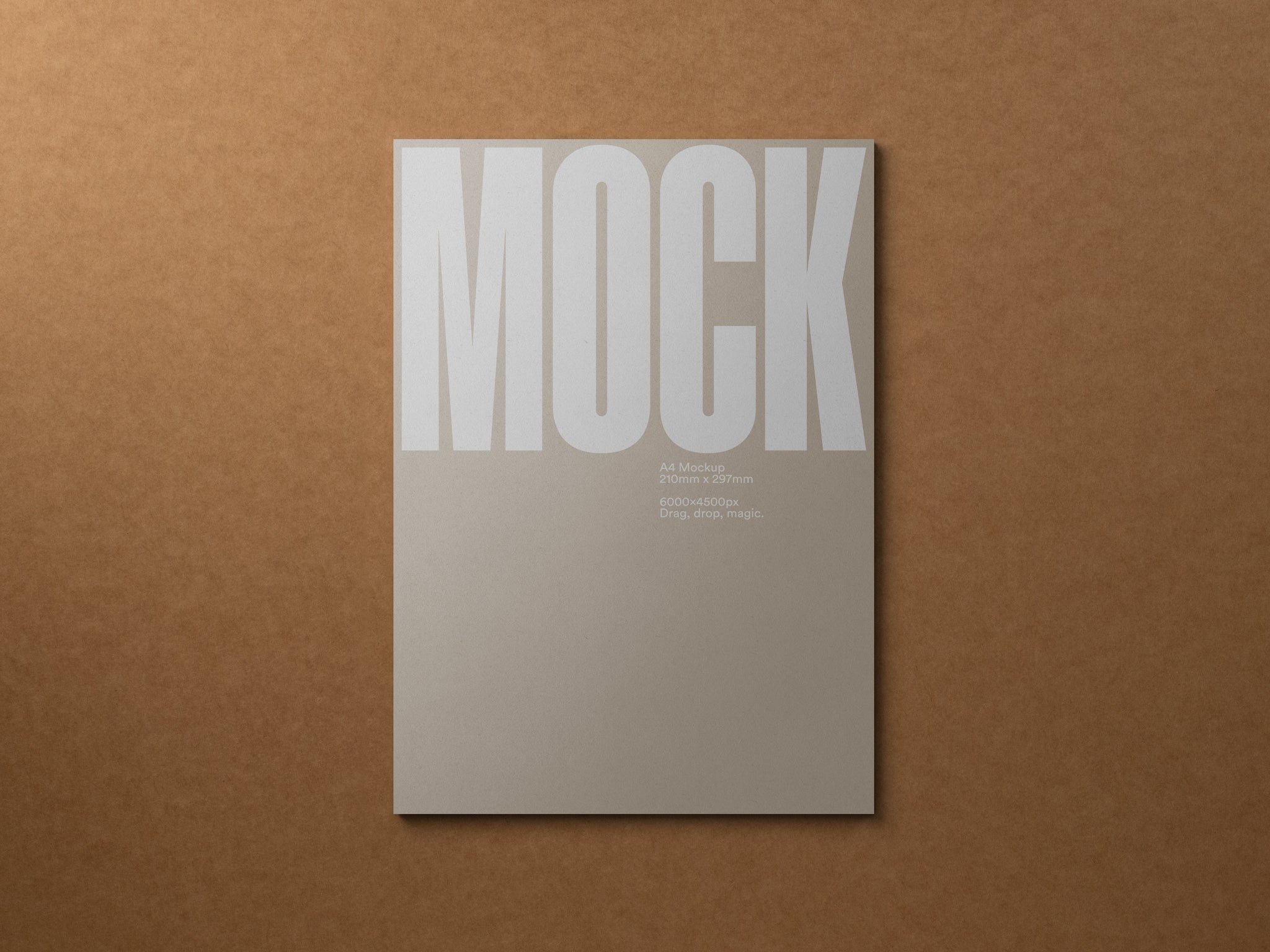 Poster Mockup / A4 Letterhead Mockup