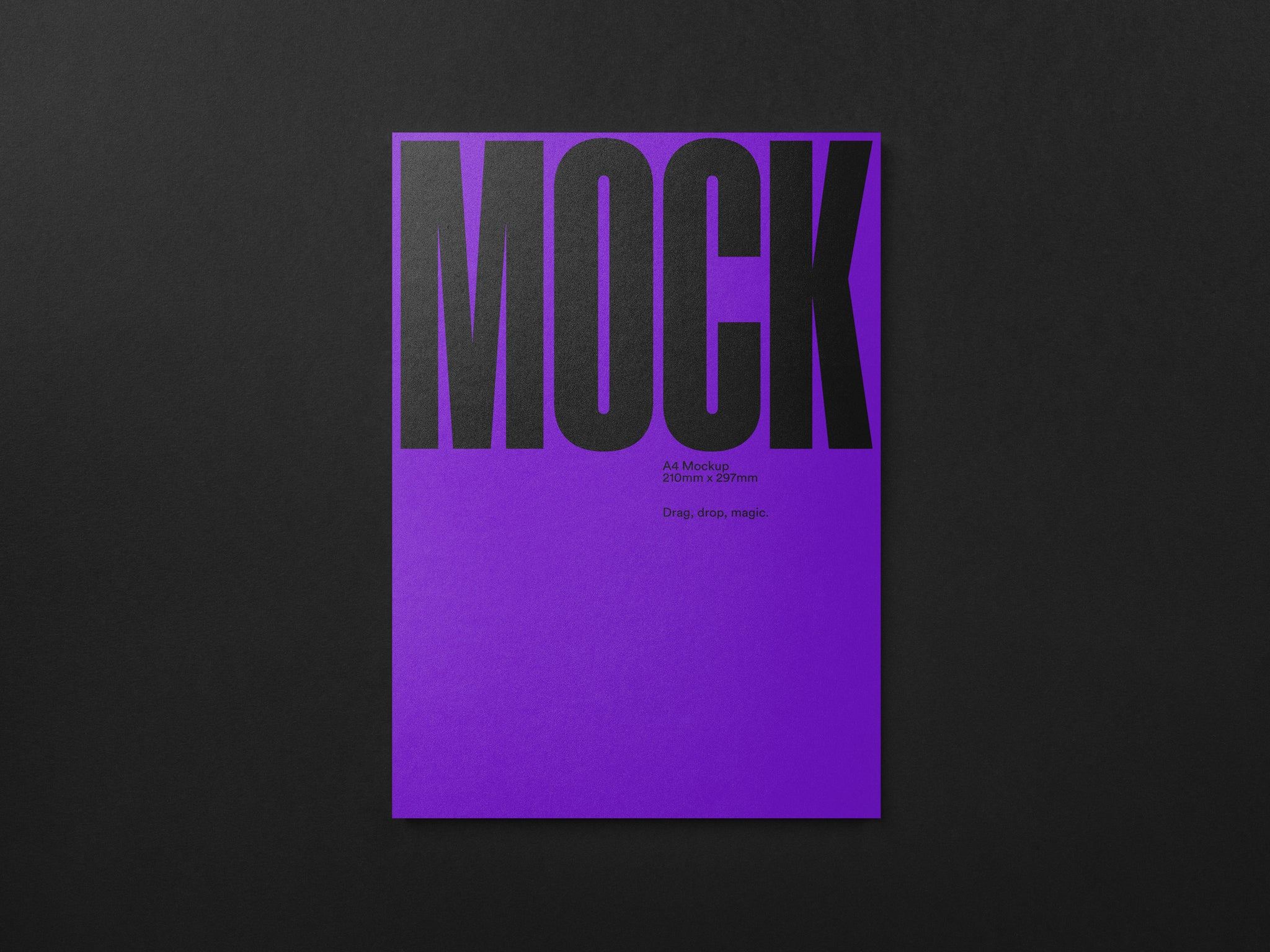 Poster Mockup / Letterhead Mockup Detail