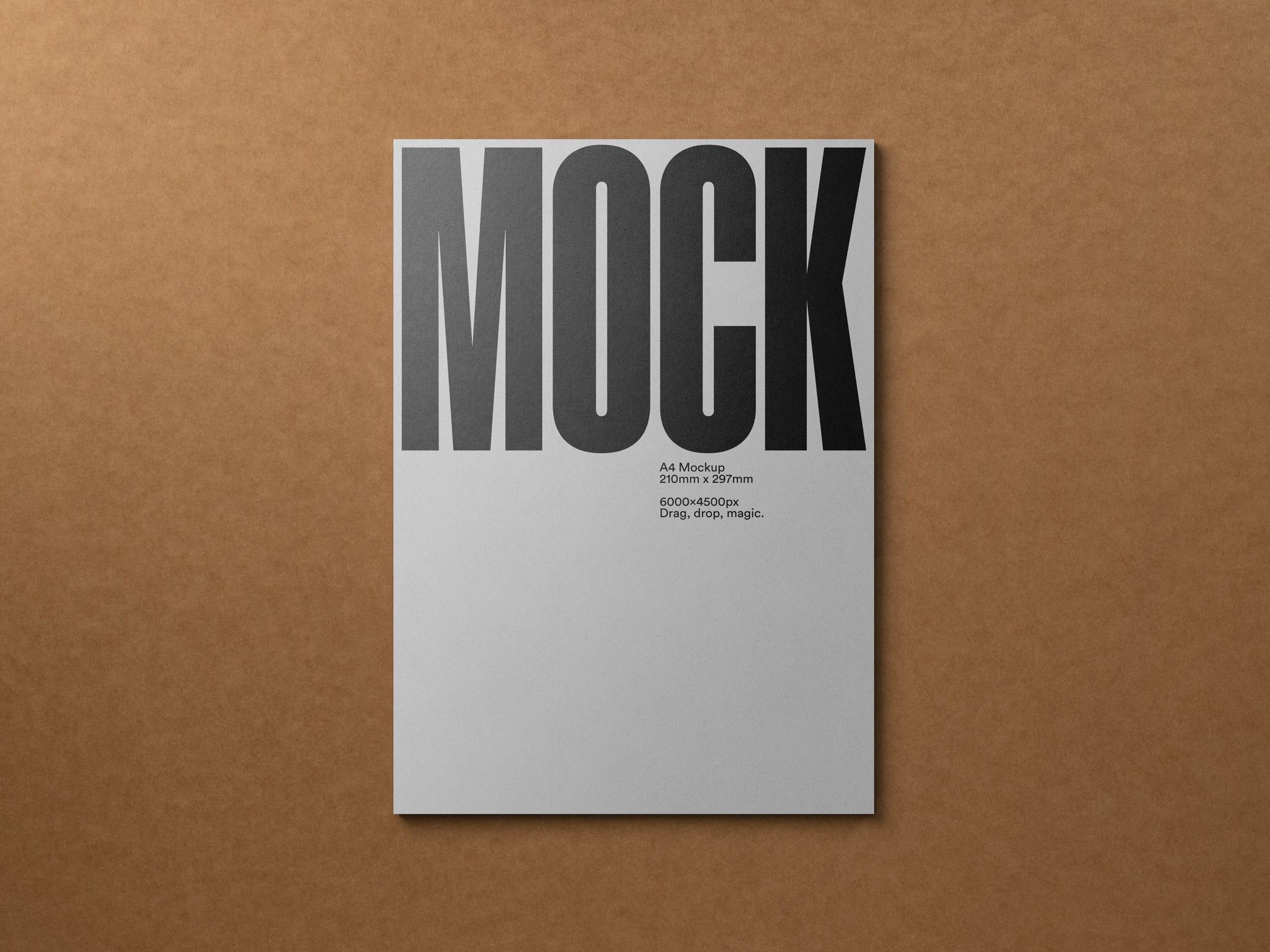 Poster Mockup / A4 Letterhead Mockup