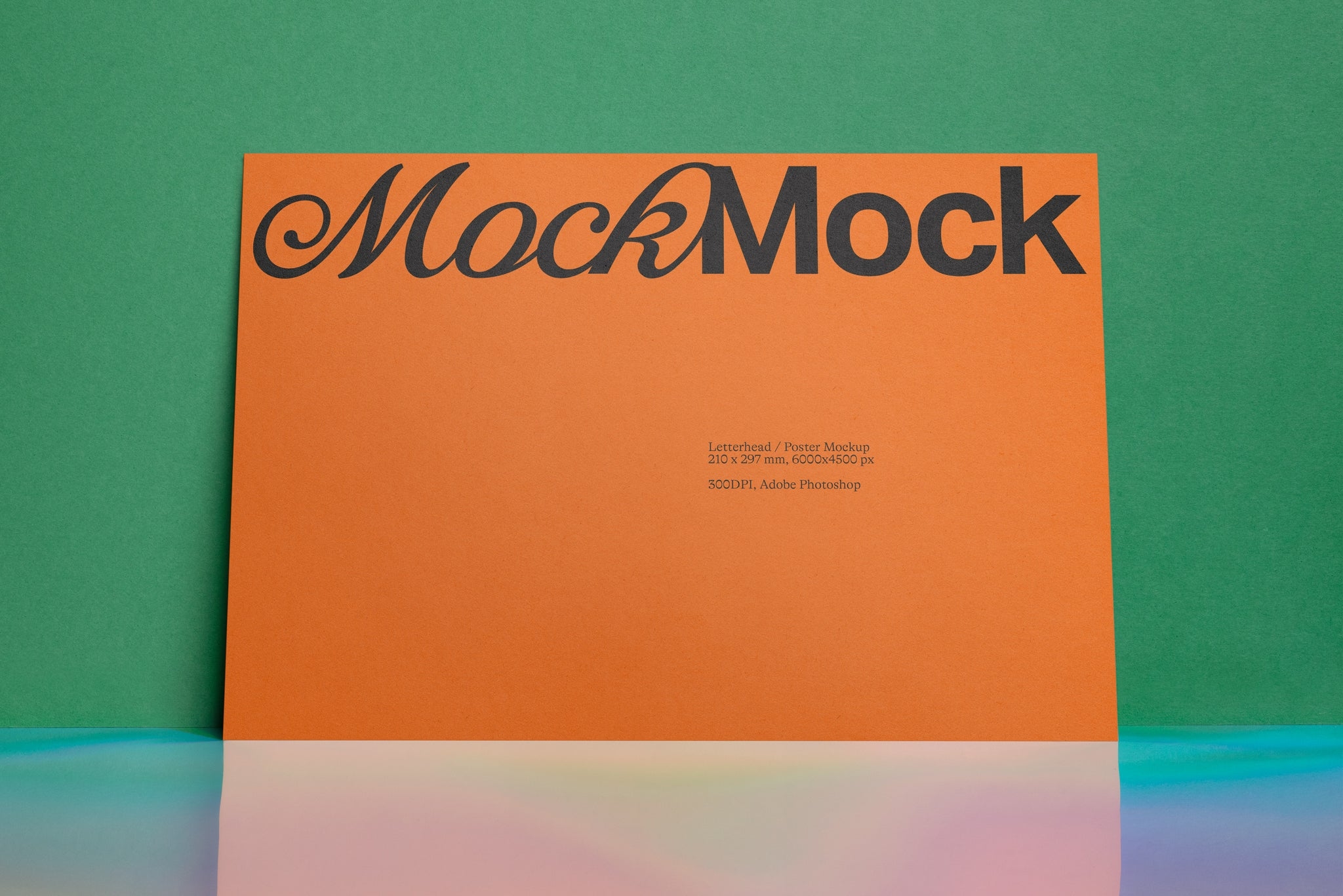 Poster Mockup / A4 Letterhead Mockup Landscape